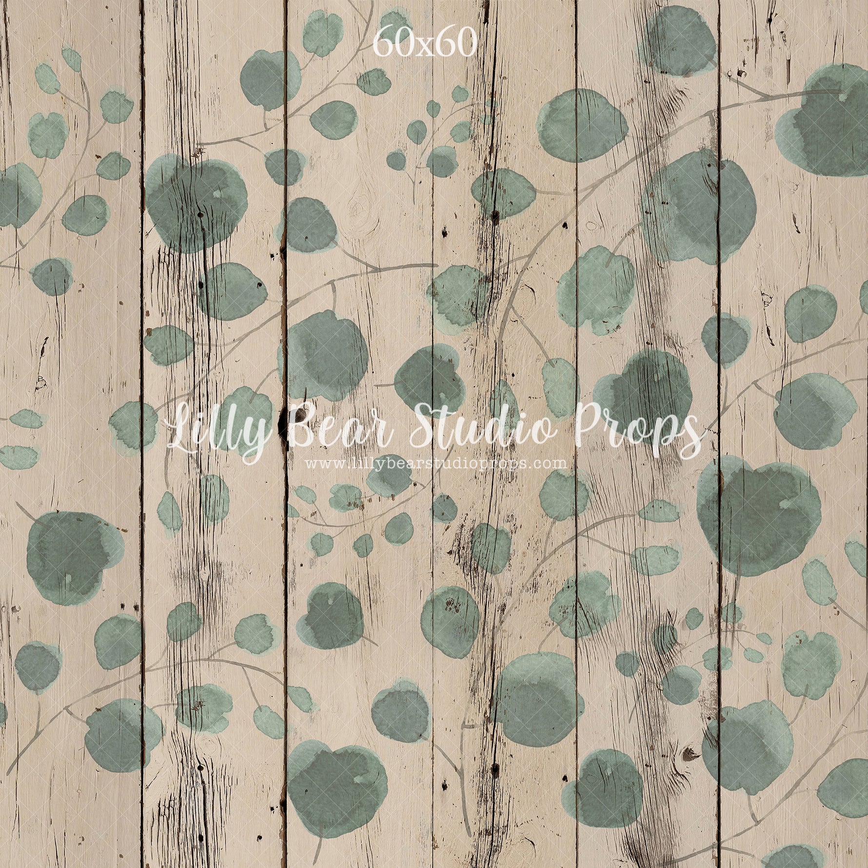 Azure Eucalyptus Wood Planks Floor by Azure Photography sold by Lilly Bear Studio Props, Azure Cream - Azure Photograph