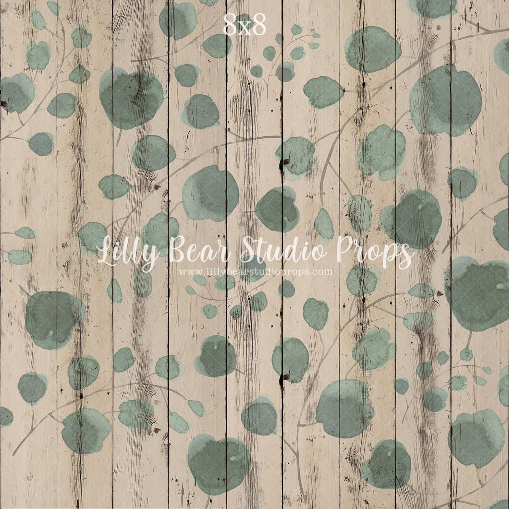 Azure Eucalyptus Wood Planks Floor by Azure Photography sold by Lilly Bear Studio Props, Azure Cream - Azure Photograph