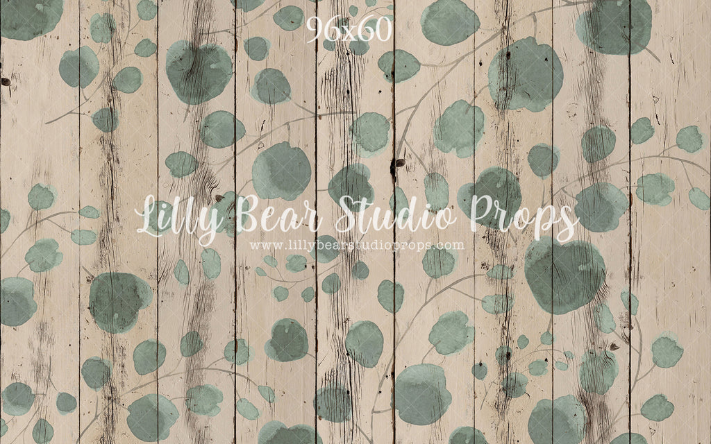 Azure Eucalyptus Wood Planks Floor by Azure Photography sold by Lilly Bear Studio Props, Azure Cream - Azure Photograph