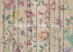 Azure Wildflower Wood Planks Floor by Azure Photography sold by Lilly Bear Studio Props, barn wood - cream wood plank