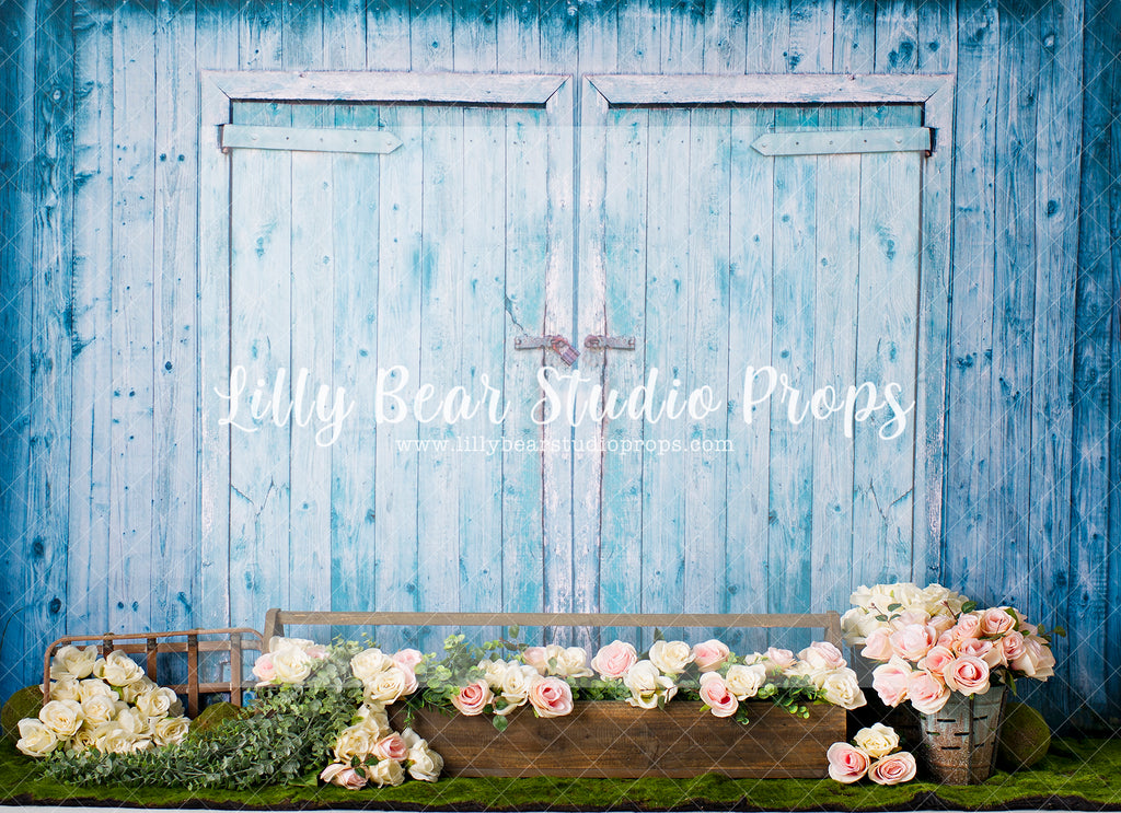 Blooming Planters - Lilly Bear Studio Props, bees, cow, FABRICS, farm, farm mild, flower spring, girl, spring, spring barn doors, spring flowers