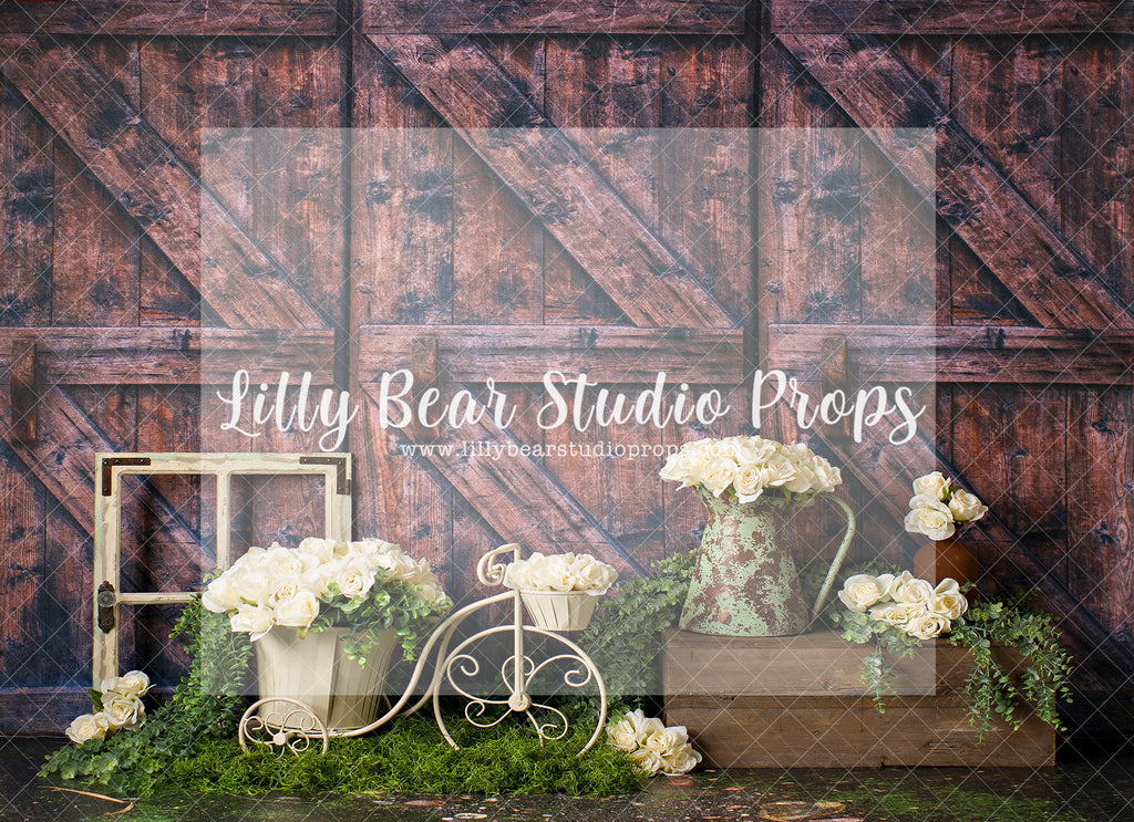 Bring On Spring - Lilly Bear Studio Props, barn door, barn doors, boho spring, FABRICS, farm, spring, spring barn doors
