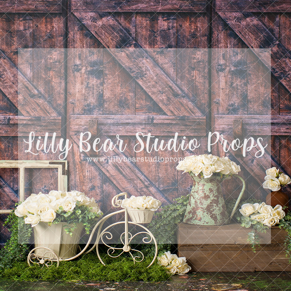 Bring On Spring - Lilly Bear Studio Props, barn door, barn doors, boho spring, FABRICS, farm, spring, spring barn doors
