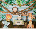 Baby Jungle by Anything Goes Photography sold by Lilly Bear Studio Props, baby jungle - Fabric - jungle - safari - Wrin