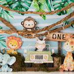 Baby Jungle by Anything Goes Photography sold by Lilly Bear Studio Props, baby jungle - Fabric - jungle - safari - Wrin