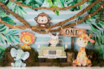 Baby Jungle by Anything Goes Photography sold by Lilly Bear Studio Props, baby jungle - Fabric - jungle - safari - Wrin