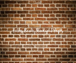 Back Alley Brick Wall by Lilly Bear Studio Props sold by Lilly Bear Studio Props, backdrop - brick - Brick Wall - brown