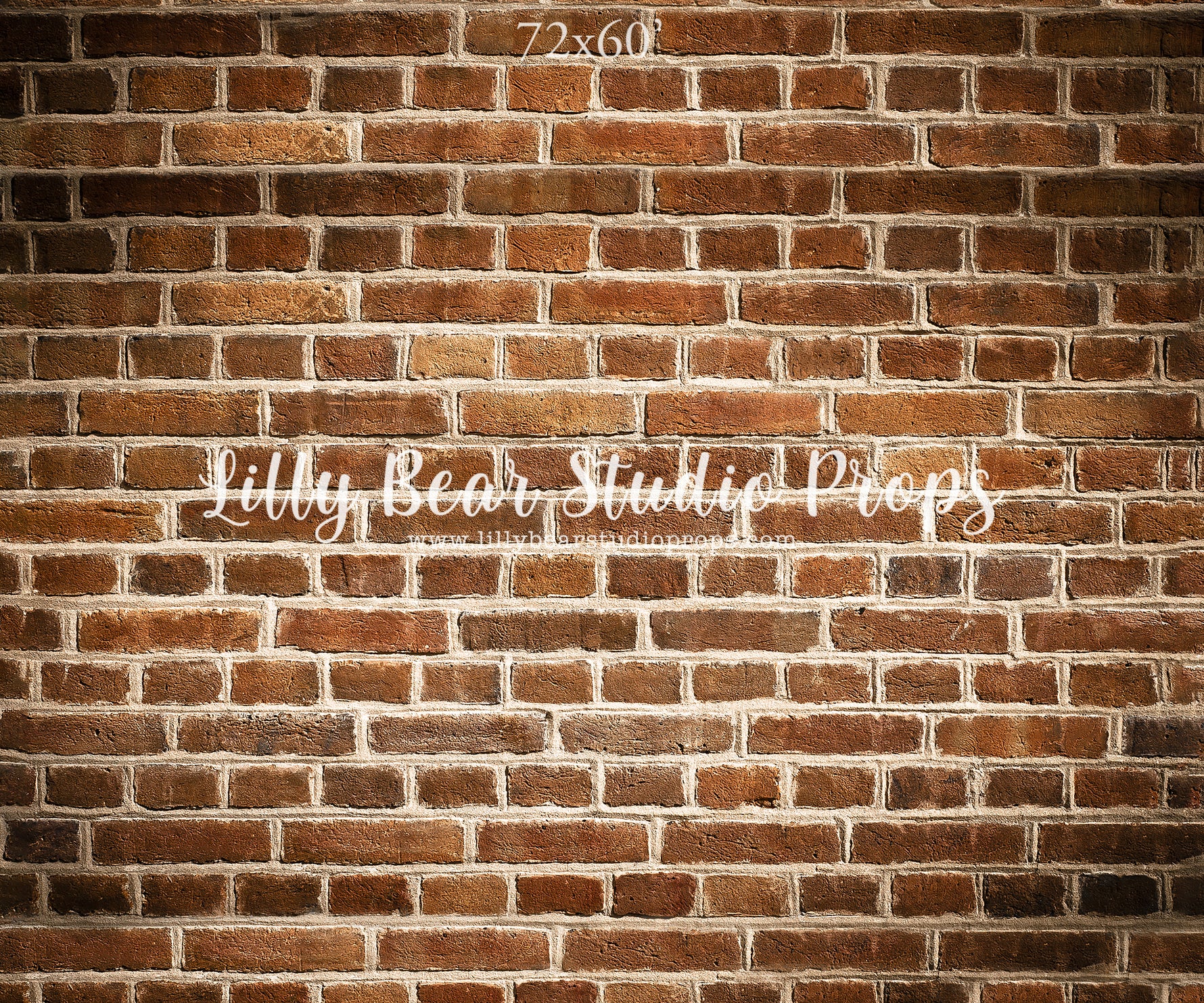 Back Alley Brick Wall by Lilly Bear Studio Props sold by Lilly Bear Studio Props, backdrop - brick - Brick Wall - brown