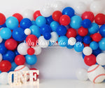 Balloon Baseball by OhSoBeauty Photography sold by Lilly Bear Studio Props, all star - balloon - balloon garland - ball