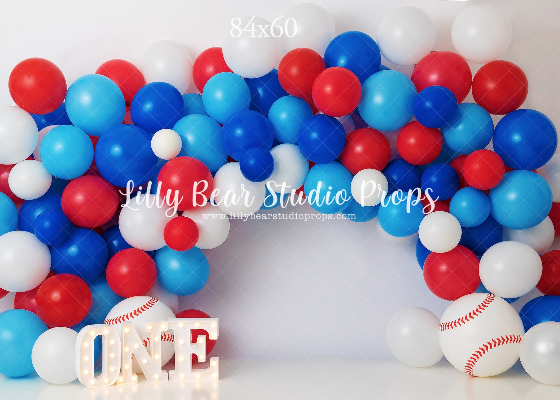 Balloon Baseball by OhSoBeauty Photography sold by Lilly Bear Studio Props, all star - balloon - balloon garland - ball