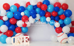 Balloon Baseball by OhSoBeauty Photography sold by Lilly Bear Studio Props, all star - balloon - balloon garland - ball