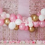 Balloon Chic - Lilly Bear Studio Props, balloon, balloon garland, castle, FABRICS, girl, pink, princess