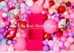 Barbie Girl by Brittany Ebany & Co. sold by Lilly Bear Studio Props, balloon wall - balloons - barbie - barbie girl - d