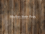 Barn Wood Floor by Amber Costa Photography sold by Lilly Bear Studio Props, barn wood - brown wood - brown wood planks
