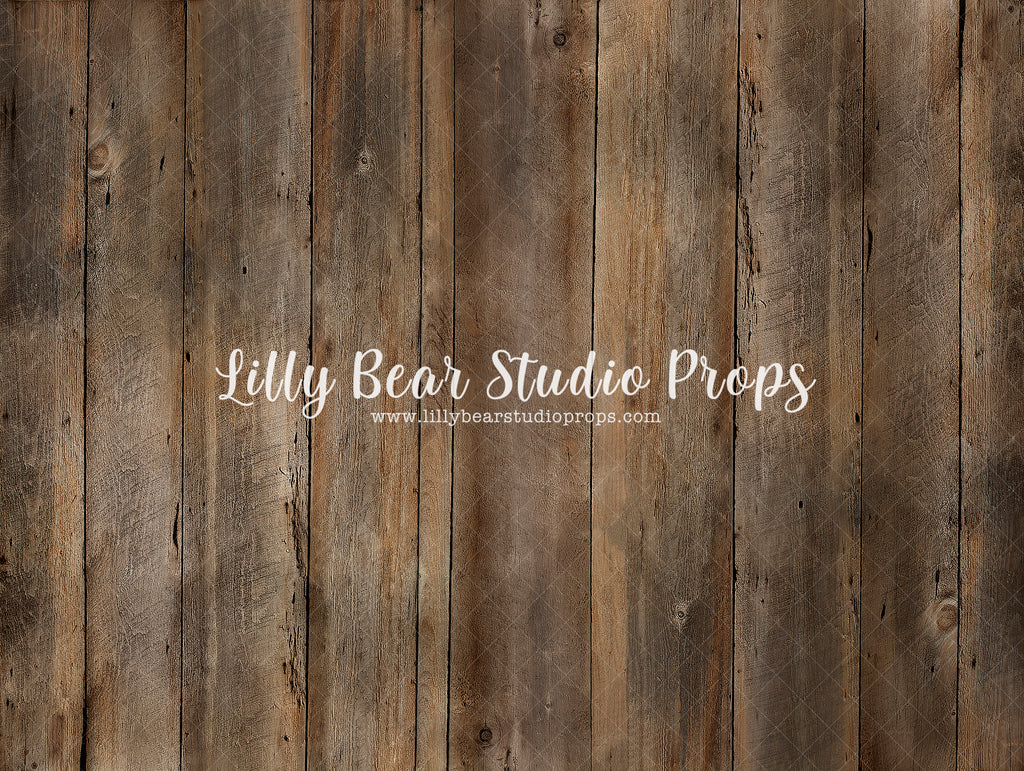 Barn Wood LB Pro Floor by Amber Costa Photography sold by Lilly Bear Studio Props, barn wood - brown wood - brown wood