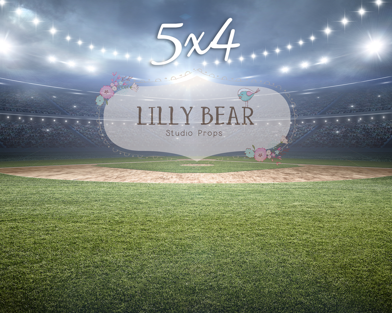 Field Of Dreams by Lilly Bear Studio Props sold by Lilly Bear Studio Props, baseball - baseball field - FABRICS - field