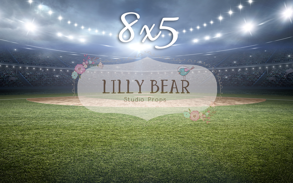 Field Of Dreams by Lilly Bear Studio Props sold by Lilly Bear Studio Props, baseball - baseball field - FABRICS - field