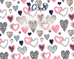 Be Still My Heart by Lilly Bear Studio Props sold by Lilly Bear Studio Props, be still my heart - black heart - Fabric