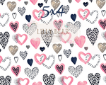 Be Still My Heart by Lilly Bear Studio Props sold by Lilly Bear Studio Props, be still my heart - black heart - Fabric
