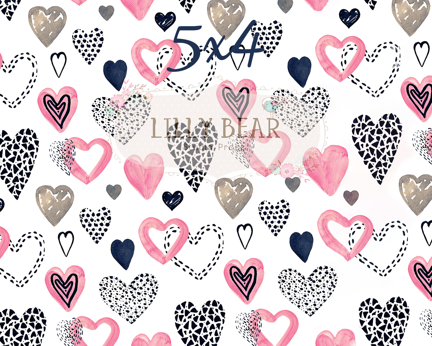 Be Still My Heart by Lilly Bear Studio Props sold by Lilly Bear Studio Props, be still my heart - black heart - Fabric
