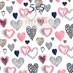 Be Still My Heart by Lilly Bear Studio Props sold by Lilly Bear Studio Props, be still my heart - black heart - Fabric