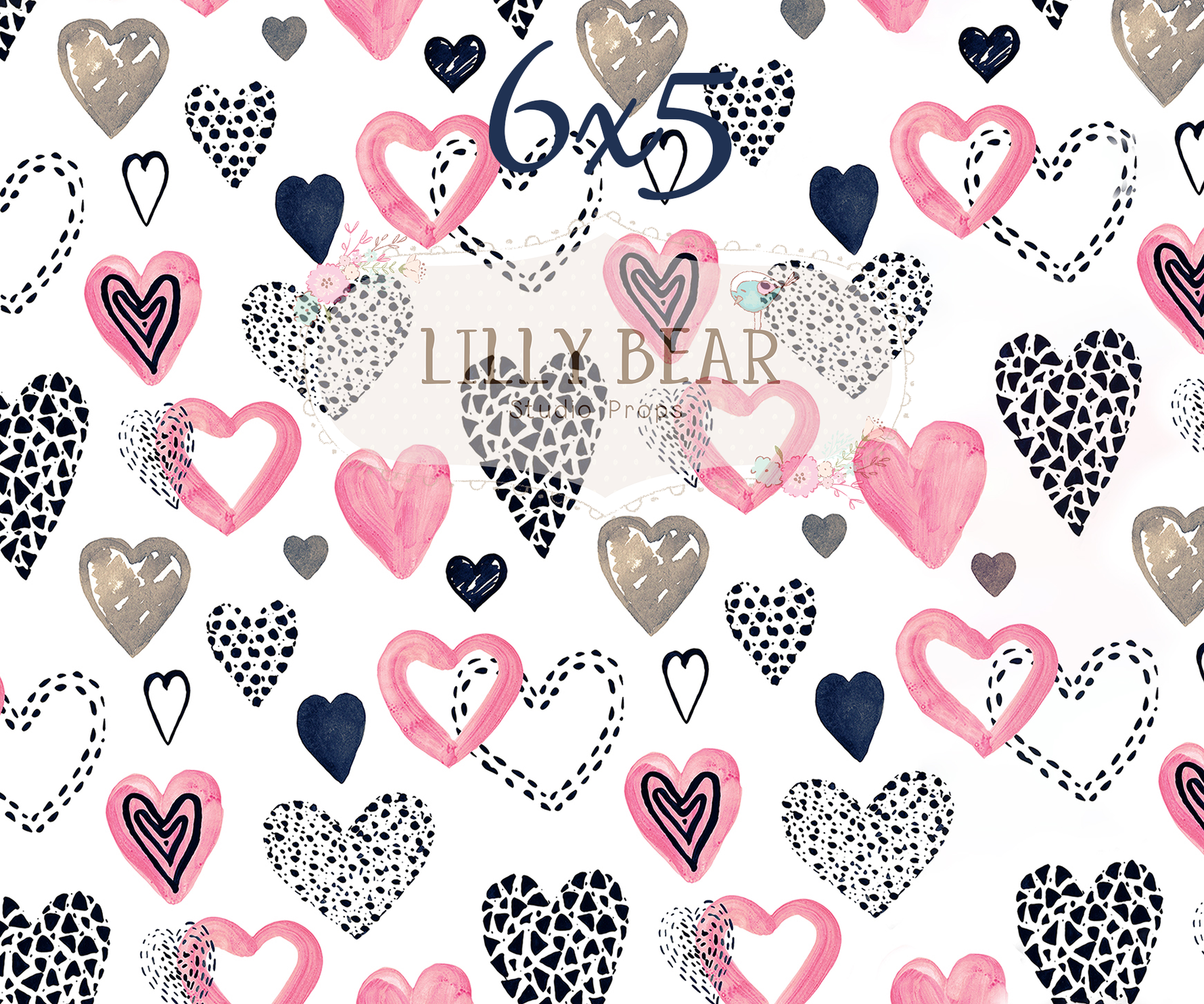 Be Still My Heart by Lilly Bear Studio Props sold by Lilly Bear Studio Props, be still my heart - black heart - Fabric