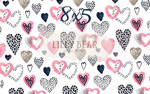 Be Still My Heart by Lilly Bear Studio Props sold by Lilly Bear Studio Props, be still my heart - black heart - Fabric