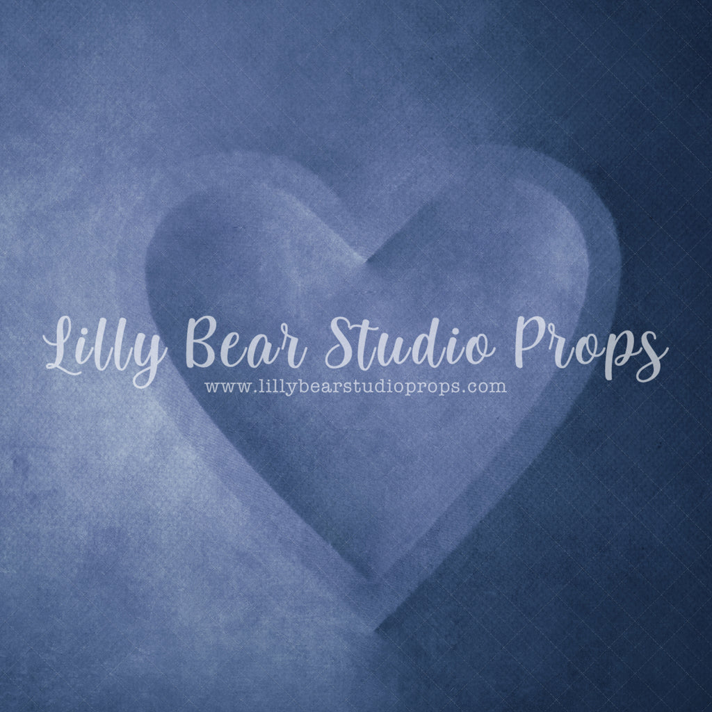 Be Still My Hear Light Blue Digital Backdrop - Lilly Bear Studio Props, blue, digital backdrop, heart, heart bowl, newborn digital backdrop