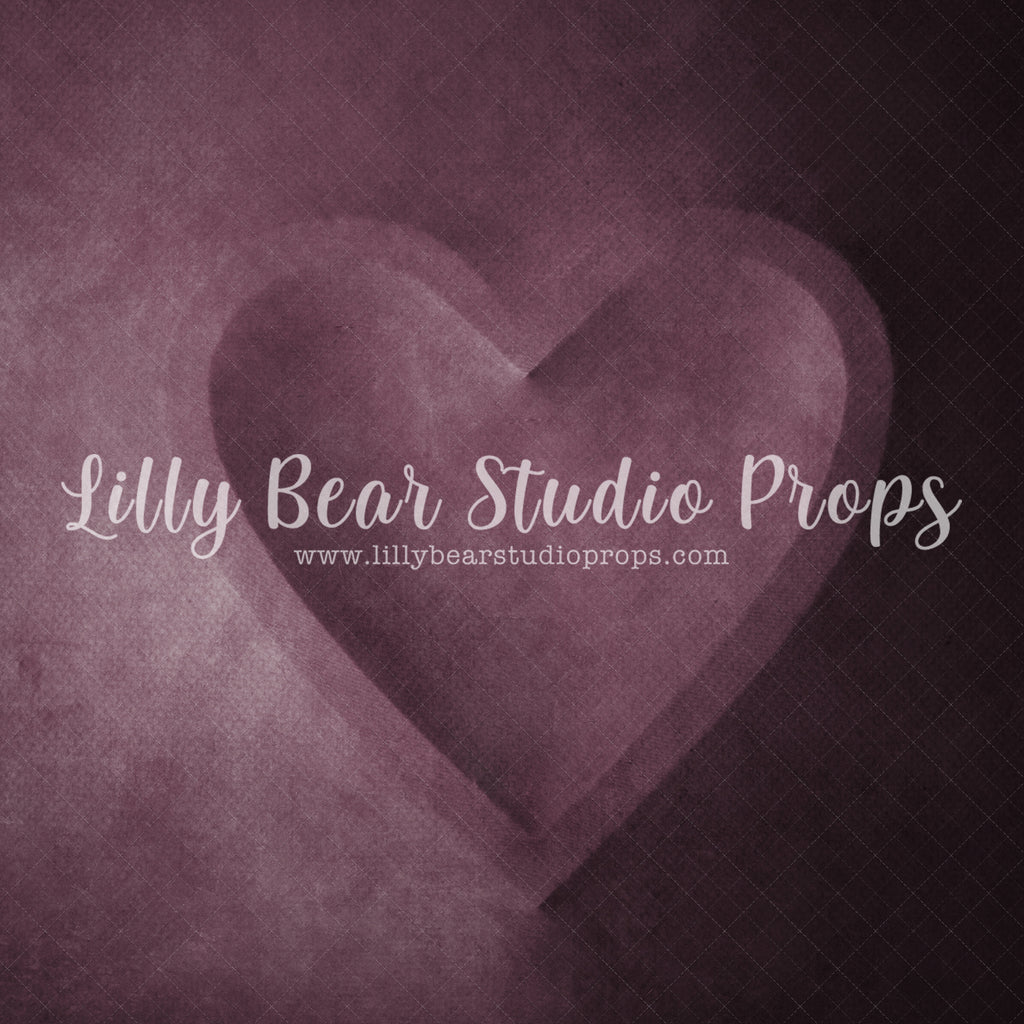 Be Still My Heart Mauve Digital Backdrop - Lilly Bear Studio Props, digital backdrop, heart, heart bowl, mauve, newborn digital backdrop, purple