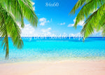 Beach Life by Lilly Bear Studio Props sold by Lilly Bear Studio Props, beach - clouds - dessert island - Fabric - FABRI