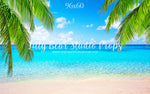 Beach Life by Lilly Bear Studio Props sold by Lilly Bear Studio Props, beach - clouds - dessert island - Fabric - FABRI