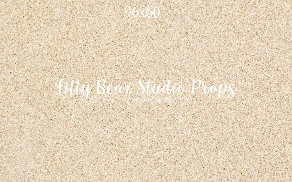 White Sand Floor - 96x60' Neoprene - RTS - Lilly Bear Studio Props, beach, beach sand, coral sand, dark sand, dessert island, fabric, FLOORS, island, light sand, mat, neo, poly, sand, sand floor, sand shells, sandy beach, vinyl