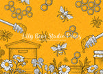 Bees & Honey by Brittany Ebany & Co. sold by Lilly Bear Studio Props, bee - bee hive - bees - busy bee - daisies - dais