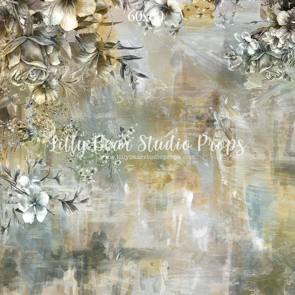 Bellrose by Lilly Bear Studio Props sold by Lilly Bear Studio Props, blue - Fabric - FABRICS - field of flowers - flora