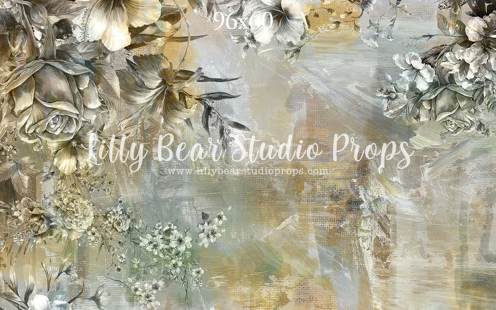 Bellrose by Lilly Bear Studio Props sold by Lilly Bear Studio Props, blue - Fabric - FABRICS - field of flowers - flora