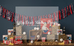 Big League - Lilly Bear Studio Props, april showers, babe ruth, ball, ball game, baseball, baseball bat, baseball player, coca cola, Fabric, popcorn, sports, star player, Wrinkle Free Fabric