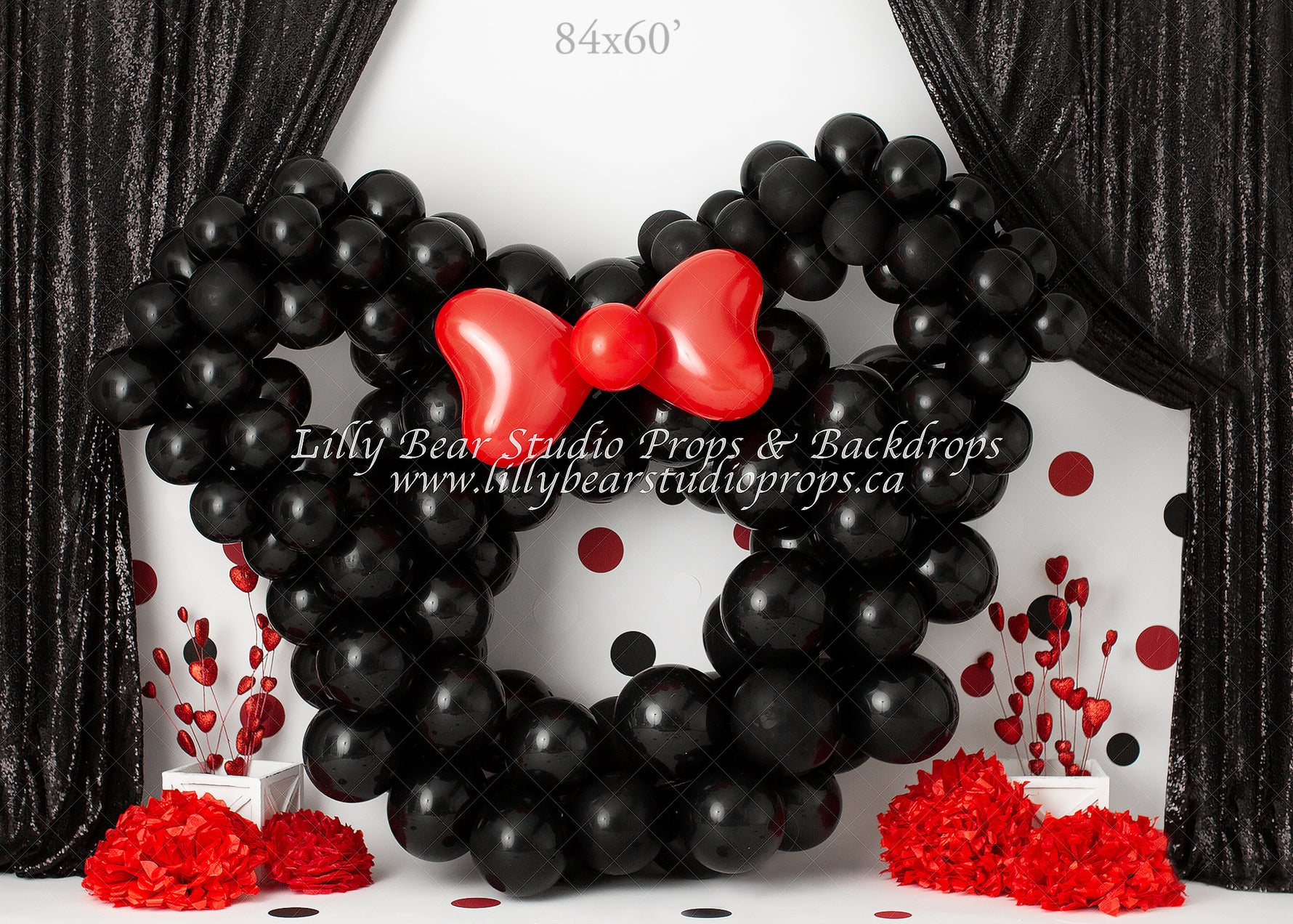 Big Red Bow by Anything Goes Photography sold by Lilly Bear Studio Props, clubhouse - Fabric - girls - mickey mouse - m