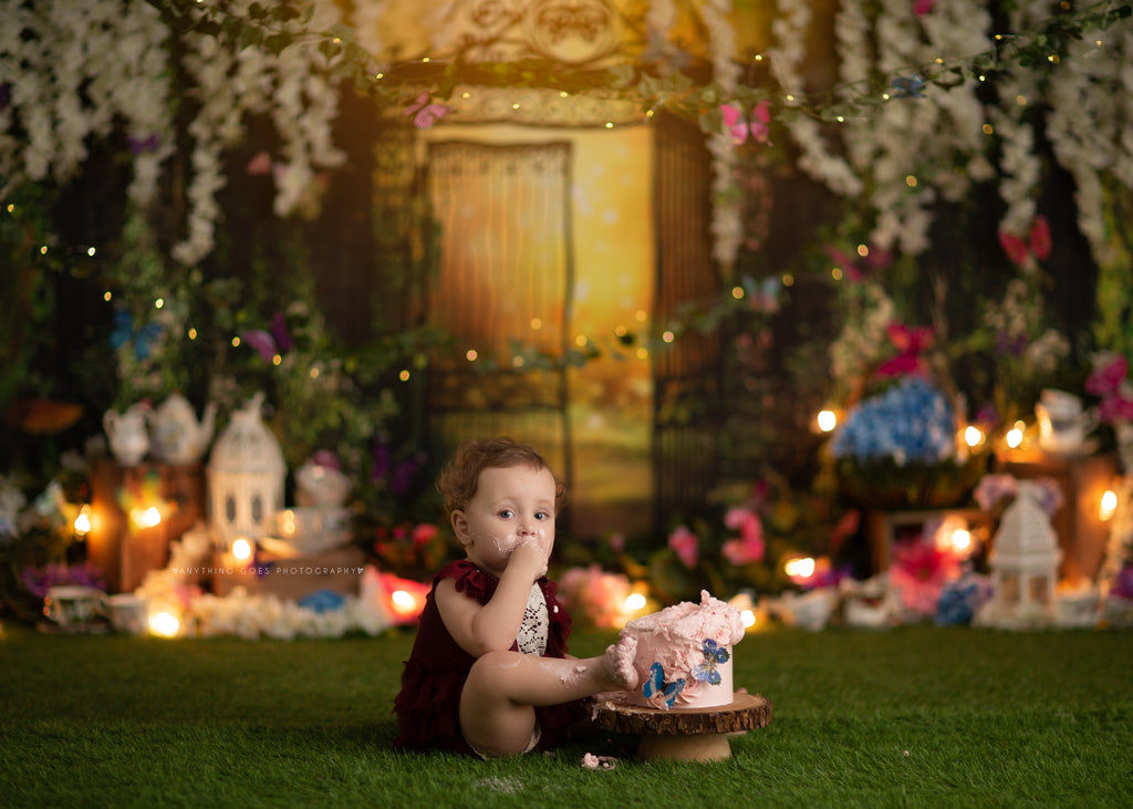 A Secret Garden by Lilly Bear Studio Props sold by Lilly Bear Studio Props, Fabric - FABRICS - fairy - fairy cottage