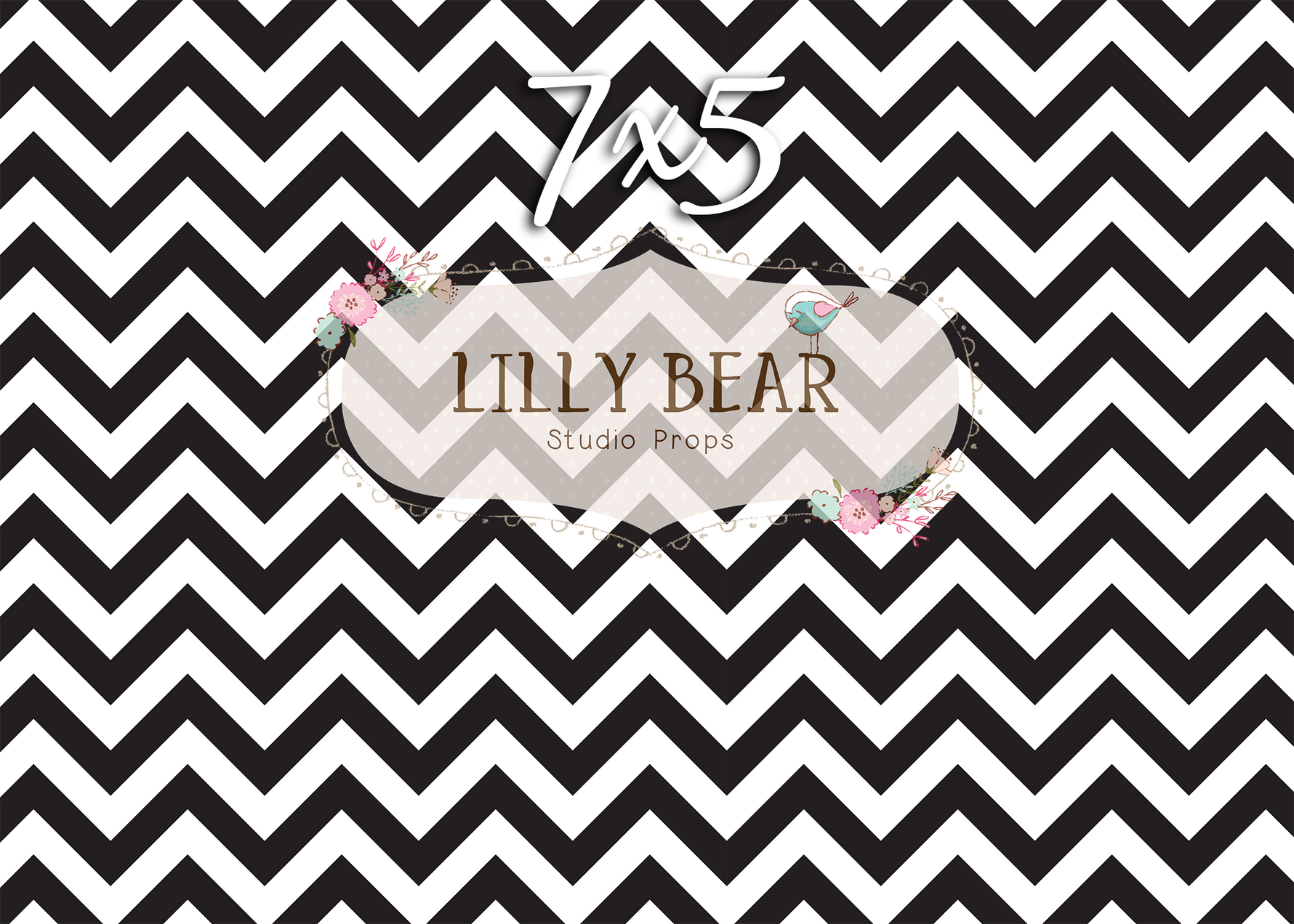Black Chevron by Lilly Bear Studio Props sold by Lilly Bear Studio Props, black chevron - boys - chevron - Fabric - FAB