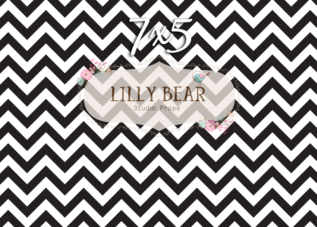 Black Chevron by Lilly Bear Studio Props sold by Lilly Bear Studio Props, black chevron - boys - chevron - Fabric - FAB