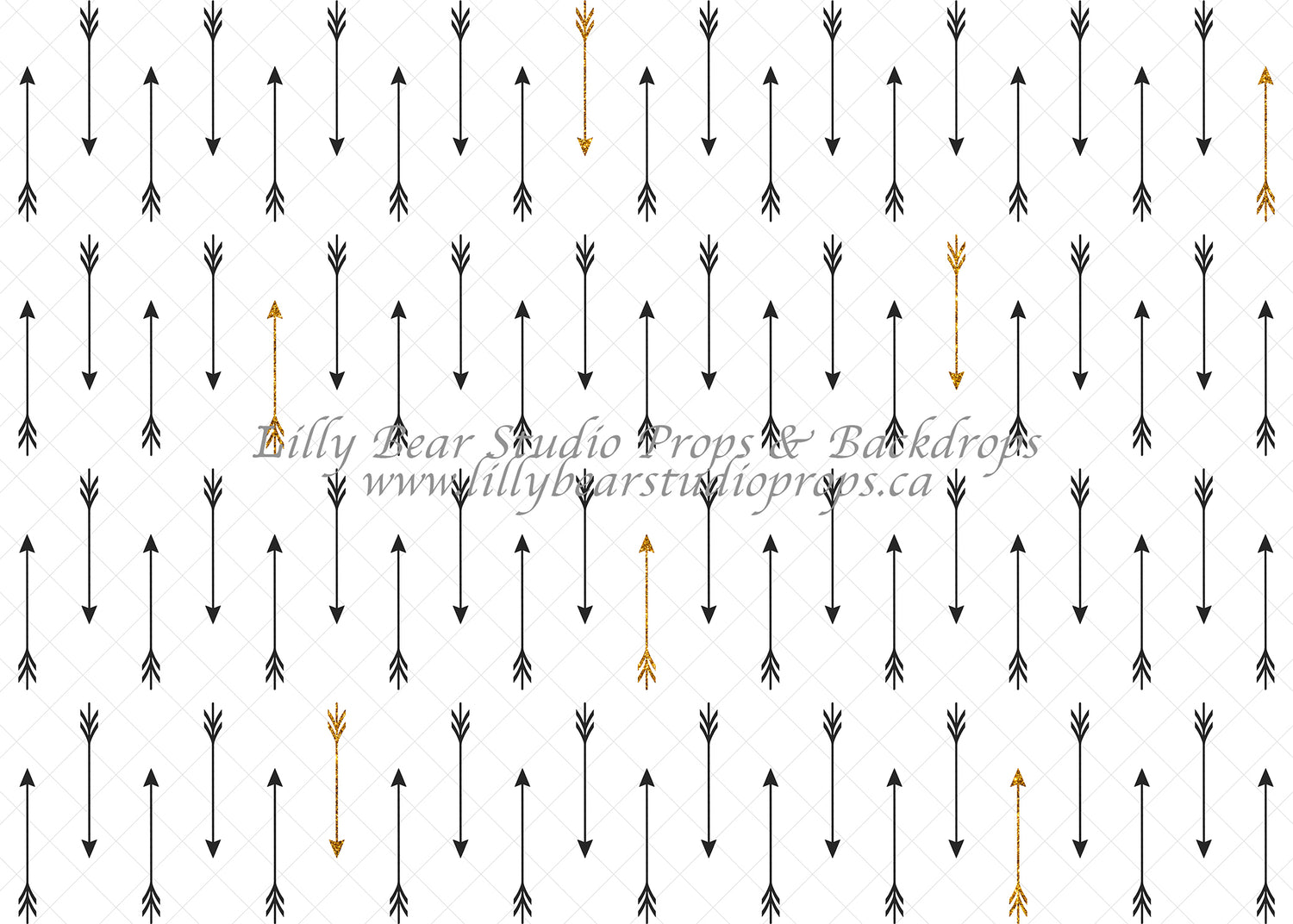 Black Gold Arrows by Jessica Ruth Photography sold by Lilly Bear Studio Props, arrows - boys - cake smash - Fabric - sm