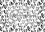 Black Grafitti Hearts - Lilly Bear Studio Props, all my heart, balloon hearts, be still my heart, cupid, FABRICS, girl, girls, heart, heart love, hearts, hearts and arrows, i love you, love, love is in the air, love wall, pattern hearts, pink, valentine, valentines, valentines day