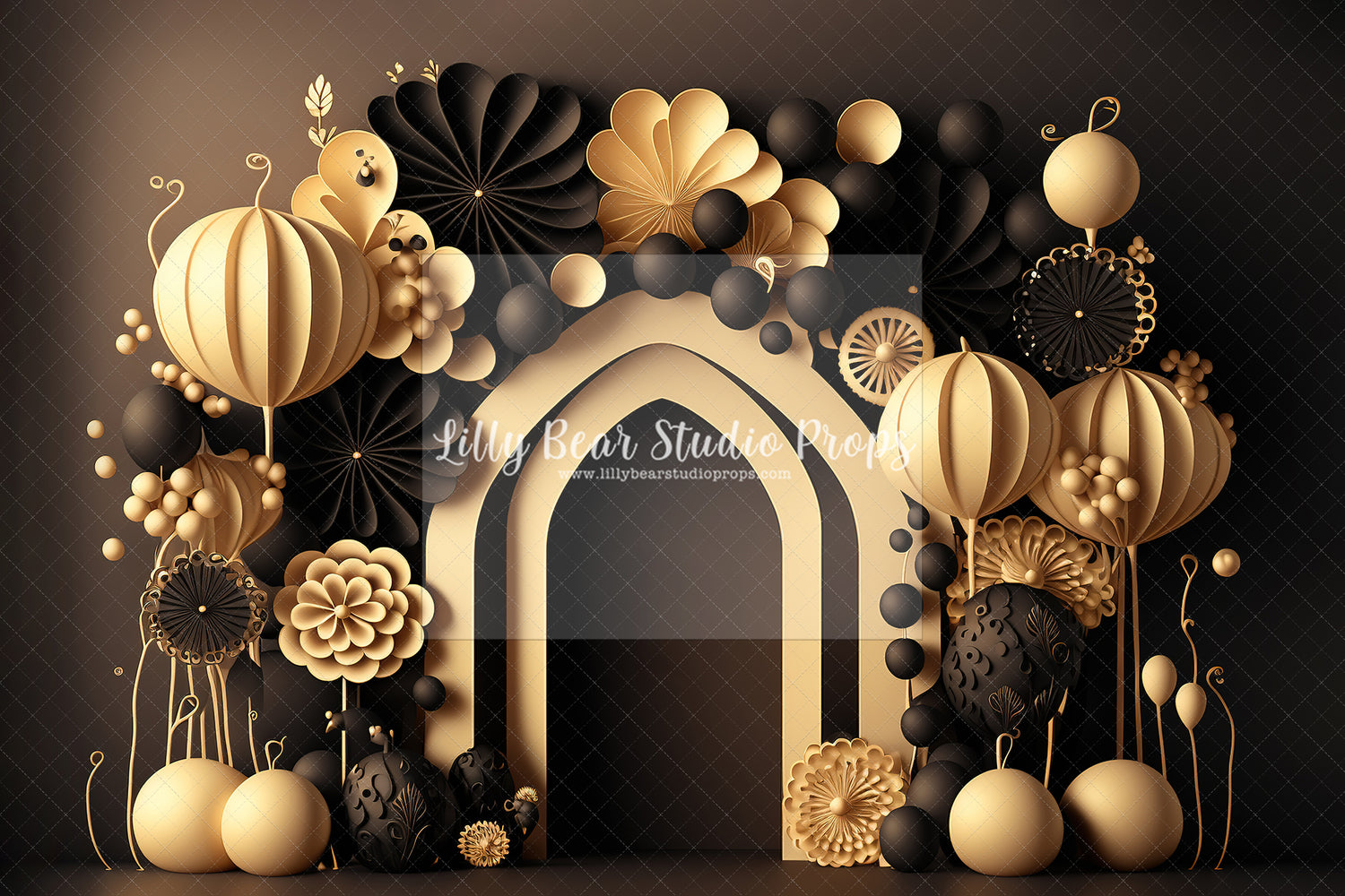 Black and Gold Arch