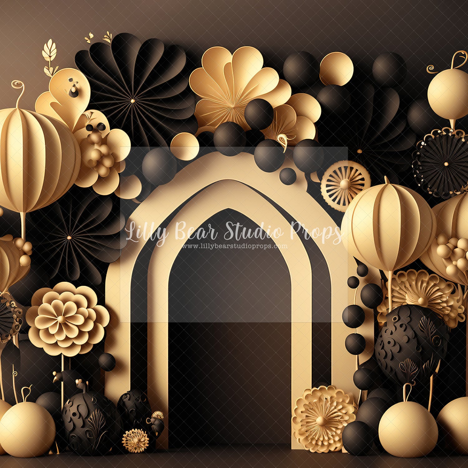 Black and Gold Arch