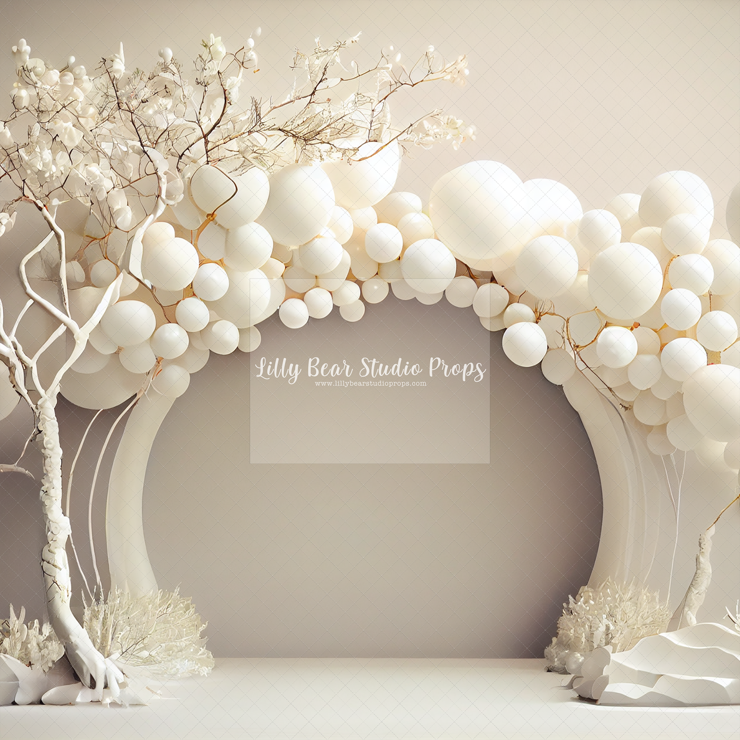 Blink White Balloon Arch