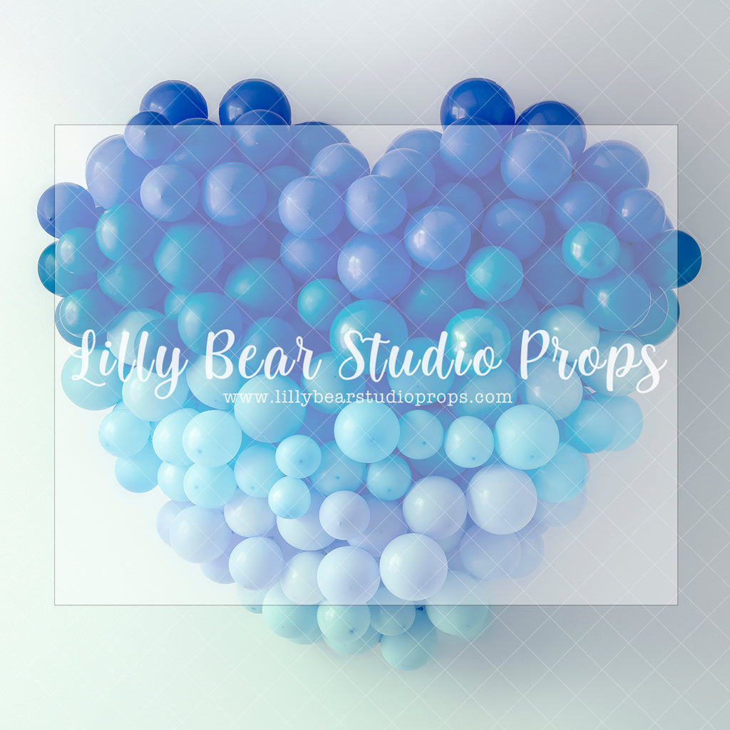 Blue Balloon Love - Lilly Bear Studio Props, balloon flowers, balloon wall, balloons and flowers, blooming flowers, cake smash, floral pink, flower garden, flowers, gold balloons, heart balloon, hearts, ombre, ombre heart, pastel, pink and gold balloons, pink and white, pink and white balloons, pink balloons, pink floral, pink flower, pink flowers, pink hearts, pink white and gold, spring flowers, valentine's, valentine's day, white balloons