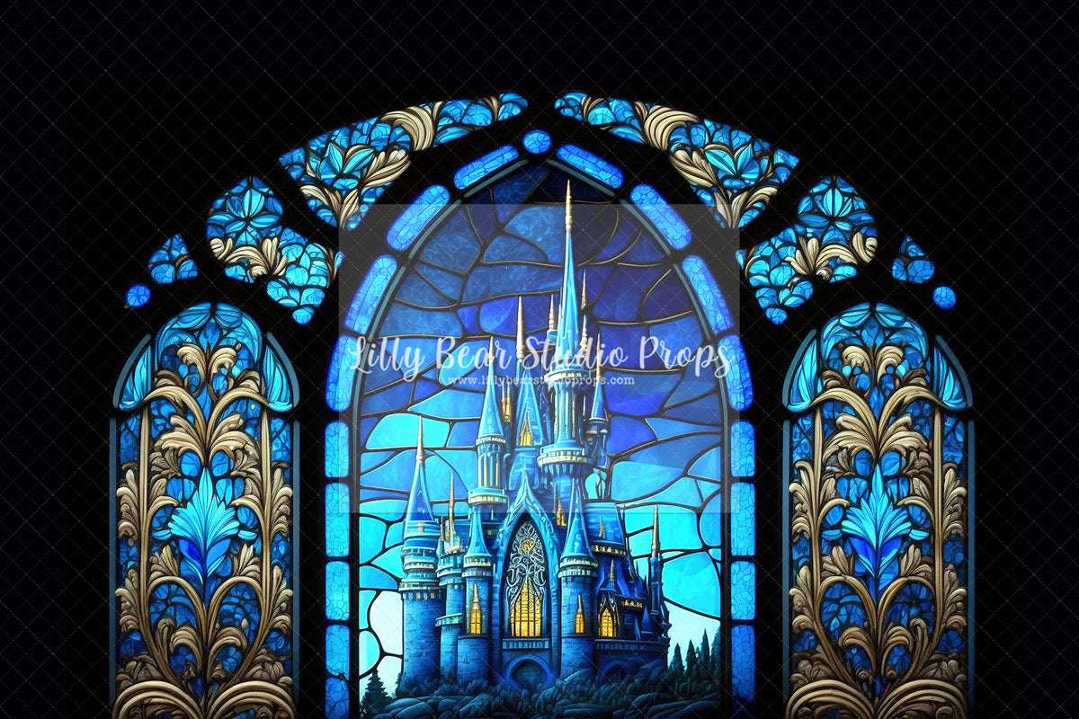 Blue Castle Glass – Lilly Bear Studio Props