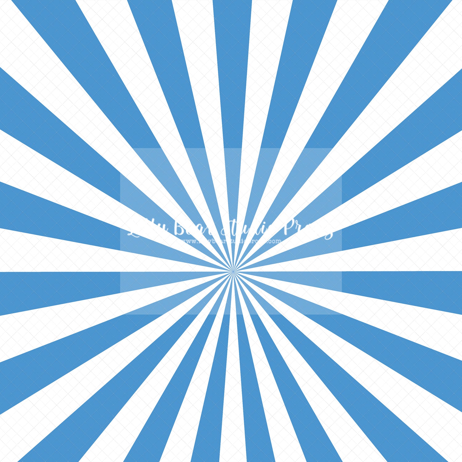 Blue Sunburst