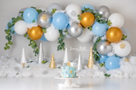 Blue Winter Eucalyptus Balloon Garland - Lilly Bear Studio Props, boho balloons, boho teepee, eucalyptus, eucalyptus balloon, eucalyptus balloon arch, eucalyptus birthday, eucalyptus garden, fabric, fine art, floral, girls, one-derland, onederland, poly, silver winter, strawberries & cream, strawberry, teepee, vinyl, white winter, winter, winter diamond, winter garland, winter lights, winter onederland, winter snow, winter-onderland, Wrinkle Free Fabric