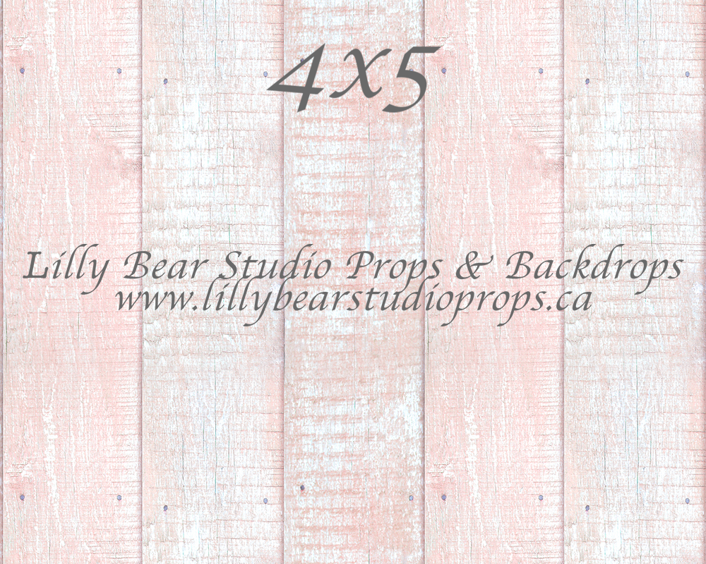 Blush Chalk Vertical Wood Planks Neoprene - Lilly Bear Studio Props, barn wood, FLOORS, girl, girls, LB Pro, pink, pink floor, pink wall, pro floor, pro floordrop, rustic wood, white wood, wood